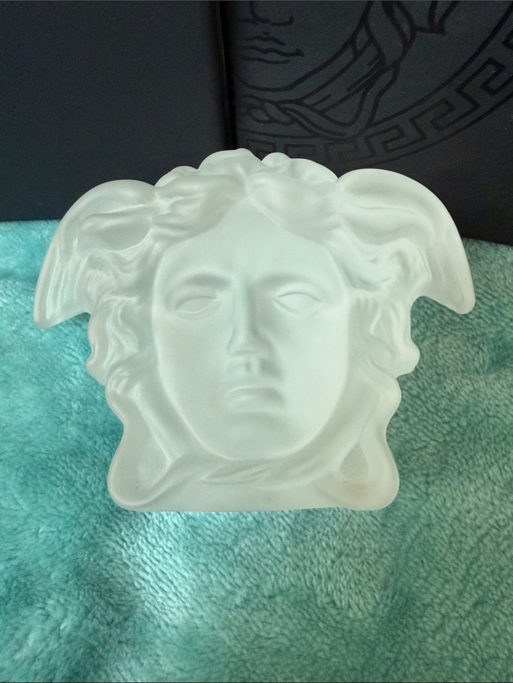 Versace White Medusa Lumiere Paperweight
